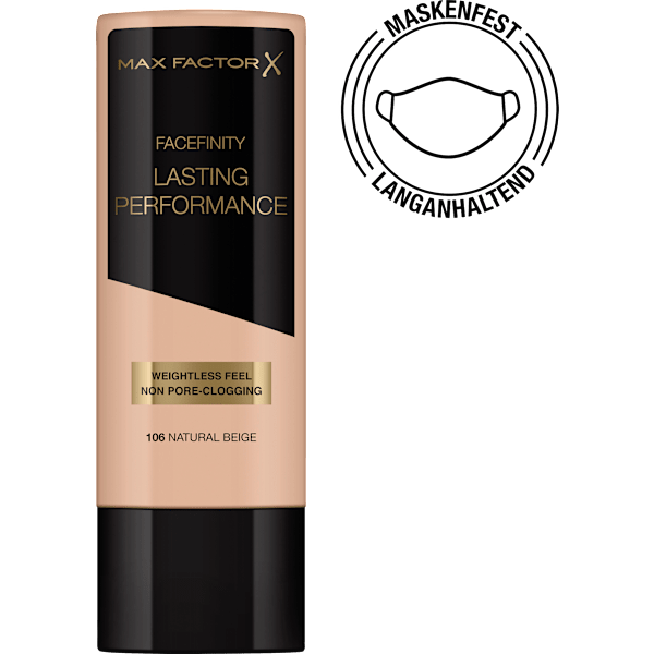 Foundation Facefinity Lasting Performance 106 Natural Beige MAX FACTOR