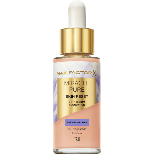 Foundation Miracle Pure Skin Reset 10-30 Fair MAX FACTOR