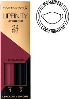 Lippenstift Lipfinity 108 Frivolous MAX FACTOR