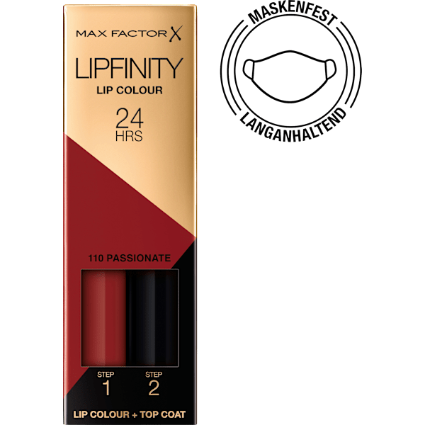 Lippenstift Lipfinity 110 Passionate MAX FACTOR