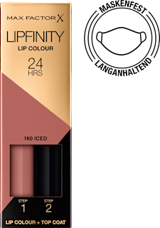 Lippenstift Lipfinity 160 Iced MAX FACTOR