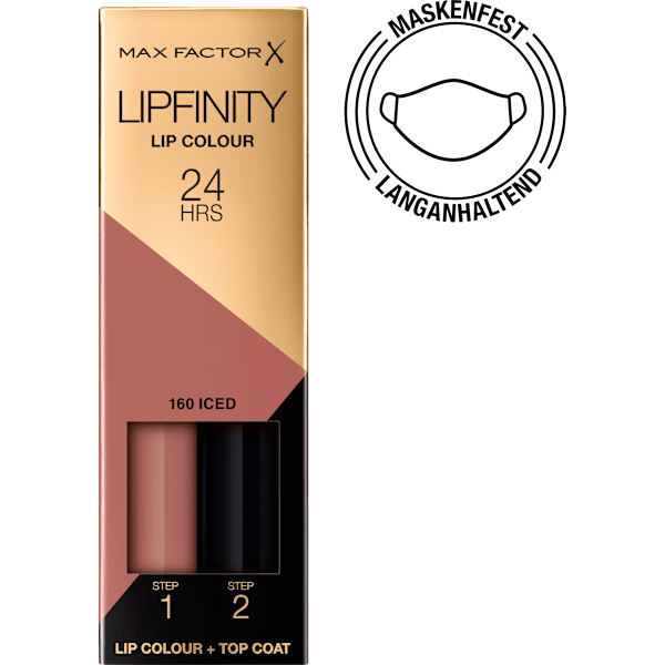 Lippenstift Lipfinity 160 Iced MAX FACTOR