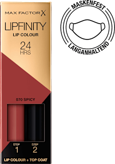 Lippenstift Lipfinity 70 Spicy MAX FACTOR