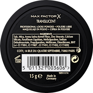 Loses Puder Ellen Betrix 1 Transparent Natural  MAX FACTOR