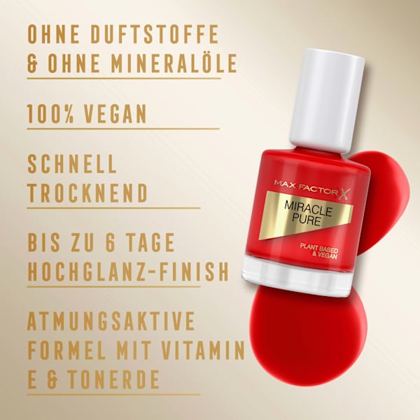 Nagellack Miracle Pure 305 Scarlet Poppy MAX FACTOR