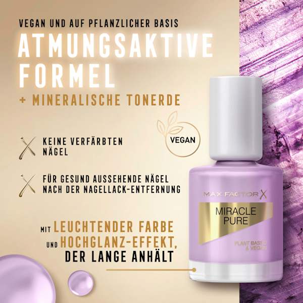 Nagelllack Miracle Pure 335 Serene Amethyst MAX FACTOR