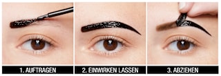 Augenbrauengel Tattoo Tint 35 Black MAYBELLINE NEW YORK