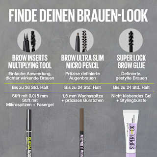 Augenbrauenstift Brow Inserts 06 Black Brown MAYBELLINE NEW YORK