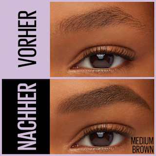 Augenbrauenstift Express Satin Duo 02 Medium Brown MAYBELLINE NEW YORK