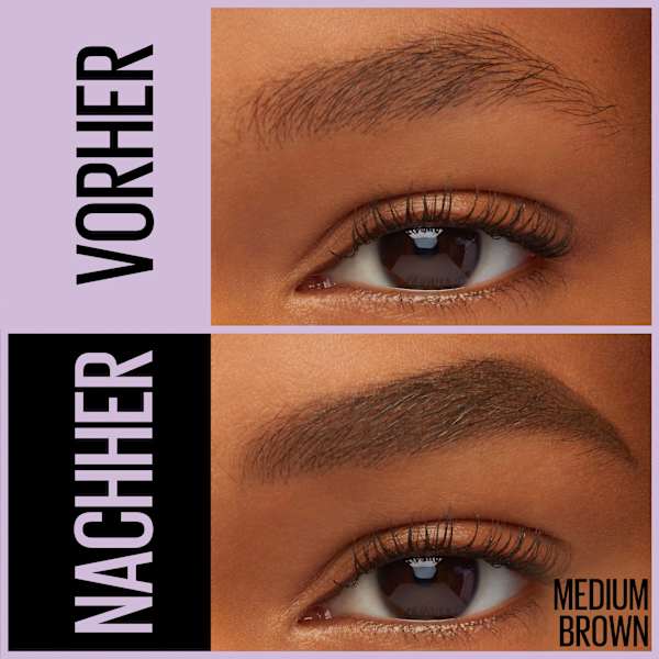 Augenbrauenstift Express Satin Duo 02 Medium Brown MAYBELLINE NEW YORK