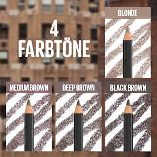 Augenbrauenstift Quick Shaper 04 Medium Brown MAYBELLINE NEW YORK