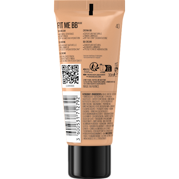 BB Cream Fit me Nude 40 MAYBELLINE NEW YORK