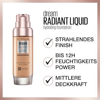 Foundation Dream Radiant Liquid 48 Sun Beige MAYBELLINE NEW YORK