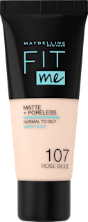Foundation Fit Me Matte 107 Rose Beige MAYBELLINE NEW YORK