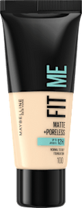 Foundation Fit Me Matte & Poreless 100 Warm Ivory MAYBELLINE NEW YORK