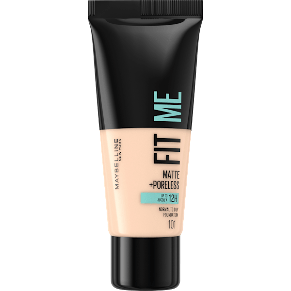 Foundation Fit Me Matte & Poreless 101 True Ivory MAYBELLINE NEW YORK