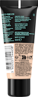 Foundation Fit Me Matte & Poreless 101 True Ivory MAYBELLINE NEW YORK
