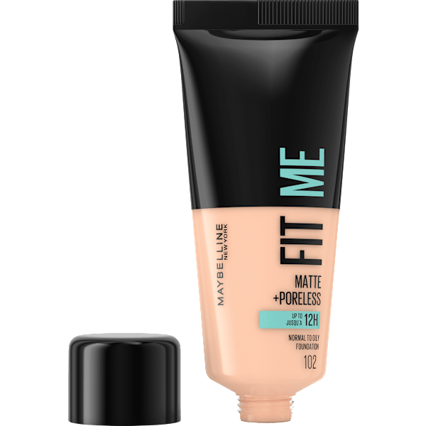Foundation Fit Me Matte & Poreless 102 Fair Ivory MAYBELLINE NEW YORK