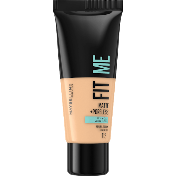 Foundation Fit Me Matte & Poreless 112 Soft Beige MAYBELLINE NEW YORK