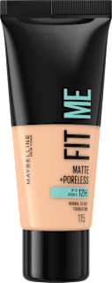 Foundation Fit Me Matte & Poreless 115 Ivory MAYBELLINE NEW YORK