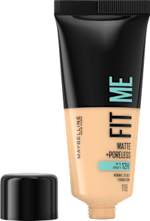 Foundation Fit Me Matte & Poreless 118 Nude MAYBELLINE NEW YORK