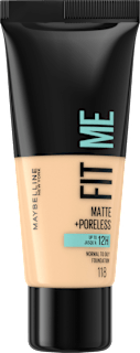 Foundation Fit Me Matte & Poreless 118 Nude MAYBELLINE NEW YORK