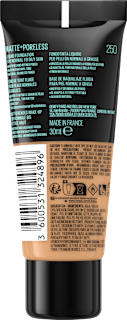Foundation Fit Me Matte & Poreless 250 Sun Beige MAYBELLINE NEW YORK