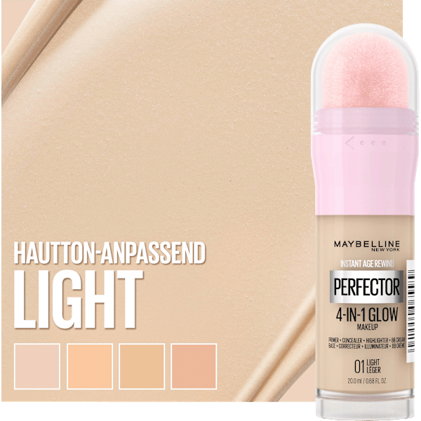 Foundation Instant Perfector Glow 4in1, 01 Light  MAYBELLINE NEW YORK