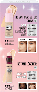 Geschenkset 4-in-1 Instant Perfector Glow 01 Light & Concealer Instant Anti-Age Löscher 01 Light 2tlg MAYBELLINE NEW YORK