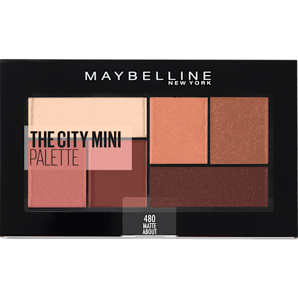 Lidschatten Palette Mini The City 480 Matte About Town  MAYBELLINE NEW YORK