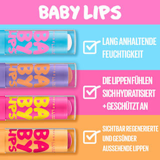Lippenbalsam Babylips Cherry Me LSF 20 MAYBELLINE NEW YORK
