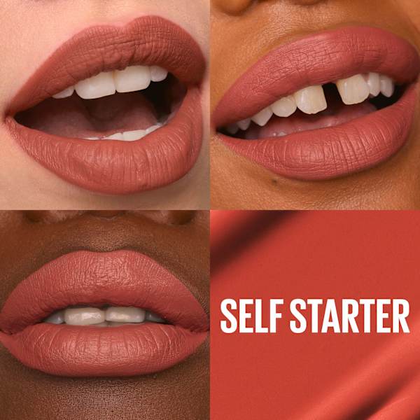 Lippenstift Super Stay Matte Ink 130 Bricks Self - Starter  MAYBELLINE NEW YORK