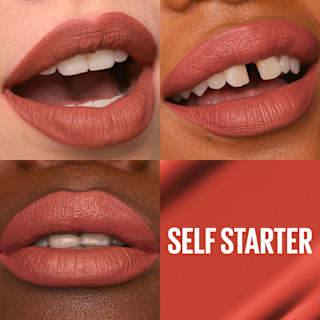 Lippenstift Super Stay Matte Ink 130 Bricks Self - Starter  MAYBELLINE NEW YORK