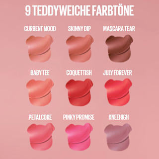 Lippenstift Super Stay Teddy Tint 30 Coquettish MAYBELLINE NEW YORK