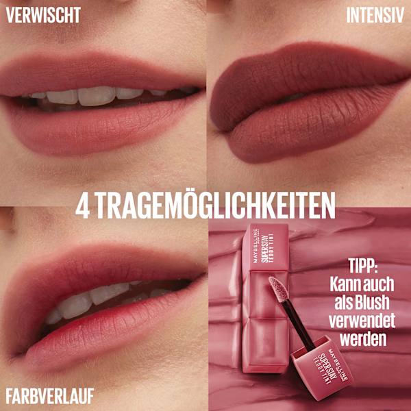 Lippenstift Super Stay Teddy Tint 30 Coquettish MAYBELLINE NEW YORK