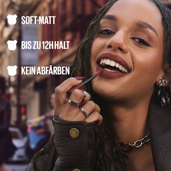 Lippenstift Super Stay Teddy Tint 30 Coquettish MAYBELLINE NEW YORK