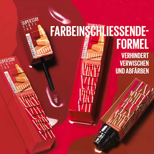 Lippenstift Super Stay Vinyl Ink 210 Pomodoro MAYBELLINE NEW YORK