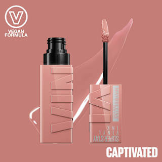Lippenstift Super Stay Vinyl Ink 95 Captivated MAYBELLINE NEW YORK