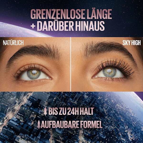 Mascara Lash Sensational Sky High Gold Glitzer MAYBELLINE NEW YORK