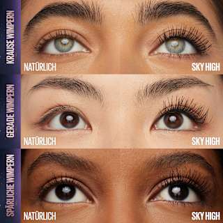 Mascara Lash Sensational Sky High Gold Glitzer MAYBELLINE NEW YORK