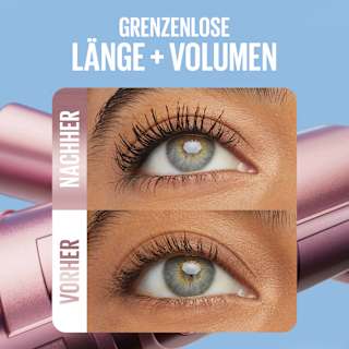 Mascara Lash Sensational Sky High Plum Twilight, dunkelviolett  MAYBELLINE NEW YORK