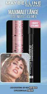 Mascara Set Sky High Very Black & gratis Expression Kajal 33 Black  MAYBELLINE NEW YORK