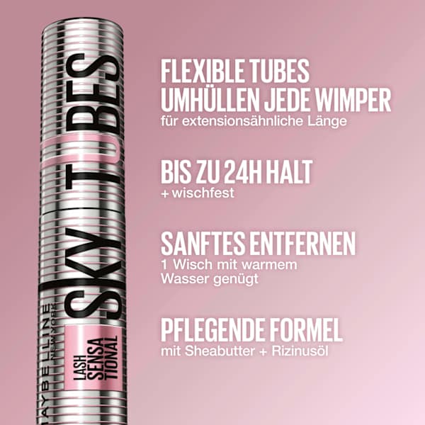 Mascara Sky High Tubes Very Black MAYBELLINE NEW YORK