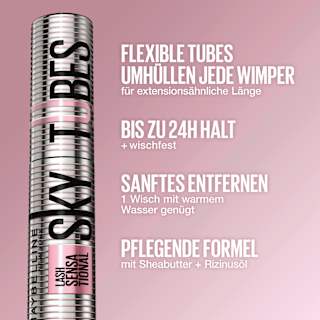 Mascara Sky High Tubes Very Black MAYBELLINE NEW YORK
