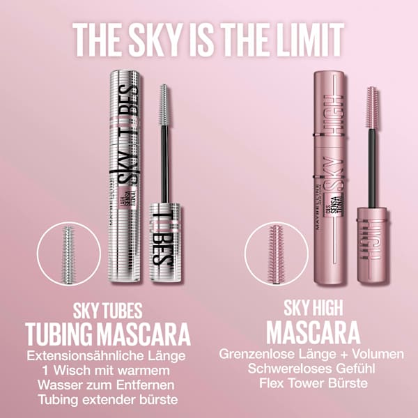 Mascara Sky High Tubes Very Black MAYBELLINE NEW YORK