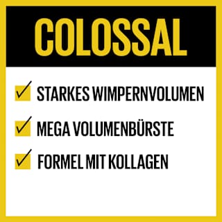 Mascara Volume Express Colossal 01 Black MAYBELLINE NEW YORK