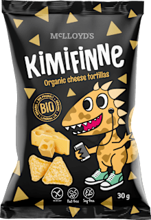 Kindersnack KiMiFiNNe Cheese Tortillas, ab 6 Jahren McLLOYD´S