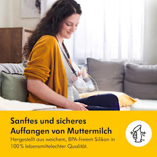 Auffangbehälter für Muttermilch Silikon Medela