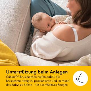 Contact Brusthütchen,  Gr.M Medela