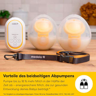 Doppelmilchpumpe Freestyle Mini Hands-free, eletrisch Medela